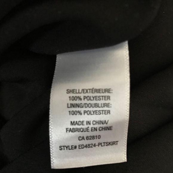 NWT Ricki’s Pleated Floral Midi Skirt S Black Red - Picture 8 of 9